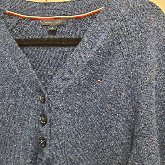 Tommy Hilfiger Blue‎ V Neck Sweater size M - Picture 5 of 12